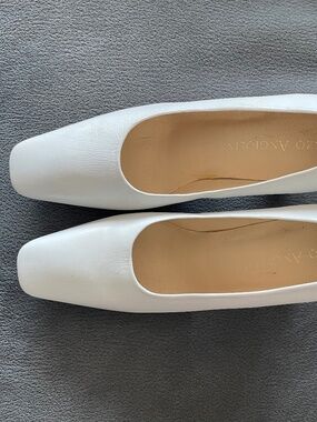 Enzo Angiolini WEDDING white Leather high shoes. size 8.5